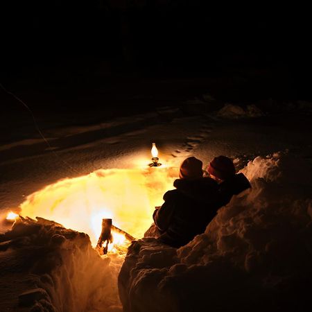 Langforsen Glamping & Lapland Experience Hotell Lapptrask Eksteriør bilde