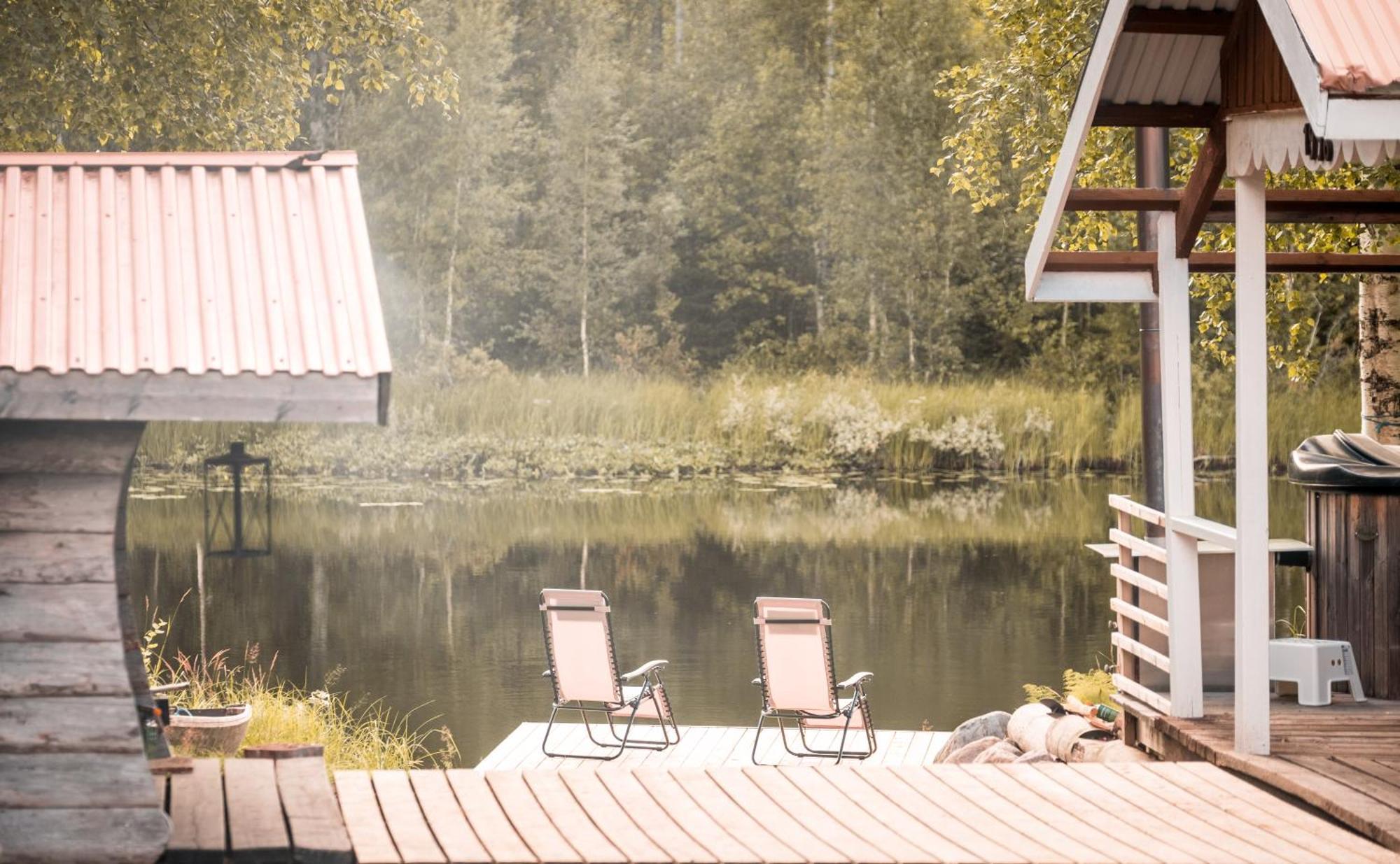 Langforsen Glamping & Lapland Experience Hotell Lapptrask Eksteriør bilde